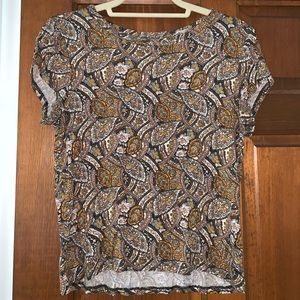 Antique Patterned American Eagle T Shirt